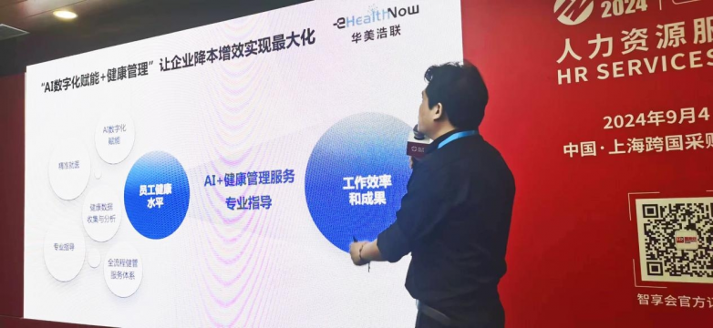 华美浩联闪耀ALLIN2024·人力资源服务展以AI数字化医疗健康管理助力企业降本增效(图5)
