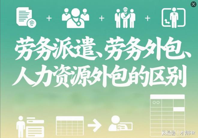 劳务派遣、劳务外包、人力资源外包：三者区别一文读懂(图1)