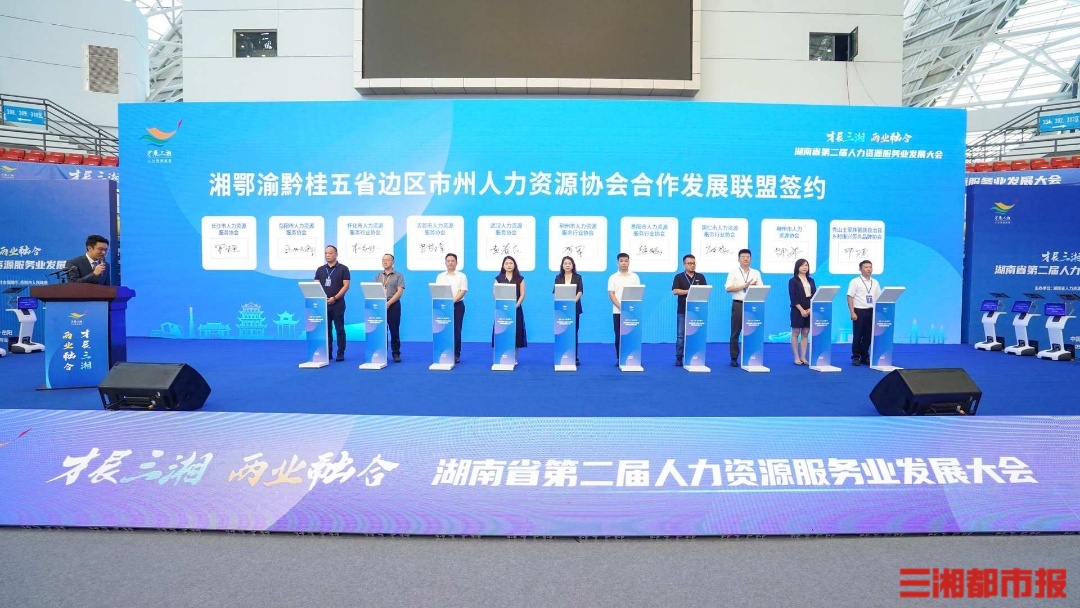 数智化招聘从发岗到面试仅需2天湖南省第二届人力资源服务业发展大会岳阳启幕(图2)